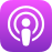 Apple Podcasts logo