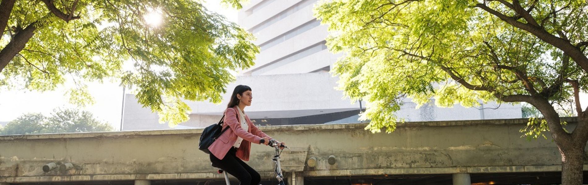 Woman Riding Bike