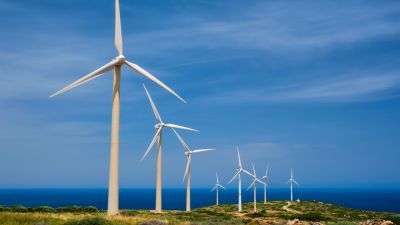 wind farm in greece