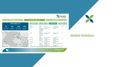 global holidays dashboard tool