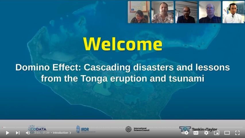 Domino Effect: Cascading disasters and lessons from the Tonga eruption and tsunami